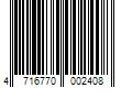 Barcode Image for UPC code 4716770002408. Product Name: 