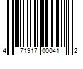 Barcode Image for UPC code 471917000412