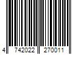 Barcode Image for UPC code 4742022270011