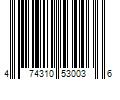 Barcode Image for UPC code 474310530036