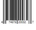 Barcode Image for UPC code 474878200327