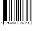 Barcode Image for UPC code 4750010000144