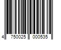 Barcode Image for UPC code 4750025000535