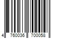 Barcode Image for UPC code 4760036700058