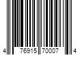 Barcode Image for UPC code 476915700074