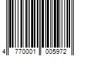 Barcode Image for UPC code 4770001005972