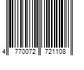 Barcode Image for UPC code 4770072721108