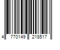 Barcode Image for UPC code 4770149218517