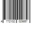 Barcode Image for UPC code 4772102029857