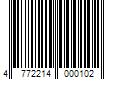 Barcode Image for UPC code 4772214000102