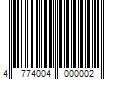 Barcode Image for UPC code 4774004000002