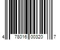 Barcode Image for UPC code 478016003207