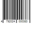 Barcode Image for UPC code 4792024000383