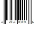 Barcode Image for UPC code 479849000036