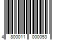 Barcode Image for UPC code 4800011000053