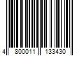 Barcode Image for UPC code 4800011133430