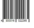 Barcode Image for UPC code 4800016022265