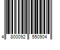 Barcode Image for UPC code 4800092550904