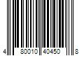 Barcode Image for UPC code 480010404508