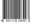 Barcode Image for UPC code 4800110026497