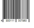 Barcode Image for UPC code 4800111007860