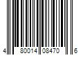 Barcode Image for UPC code 480014084706