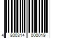 Barcode Image for UPC code 4800314000019