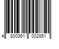 Barcode Image for UPC code 4800361002851