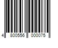 Barcode Image for UPC code 4800556000075