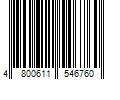 Barcode Image for UPC code 4800611546760