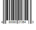 Barcode Image for UPC code 480080213543