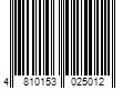 Barcode Image for UPC code 4810153025012