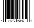 Barcode Image for UPC code 481072925604