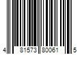 Barcode Image for UPC code 481573800615