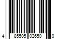 Barcode Image for UPC code 485505026500