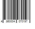 Barcode Image for UPC code 4860004070197