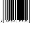 Barcode Image for UPC code 4892210222183