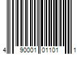 Barcode Image for UPC code 490001011011