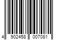 Barcode Image for UPC code 4902458007081