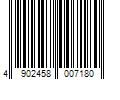 Barcode Image for UPC code 4902458007180