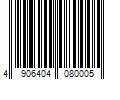 Barcode Image for UPC code 4906404080005