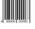 Barcode Image for UPC code 4906406000063