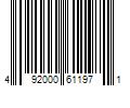 Barcode Image for UPC code 492000611971