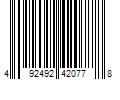 Barcode Image for UPC code 492492420778