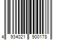 Barcode Image for UPC code 4934021900178