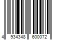 Barcode Image for UPC code 4934348600072