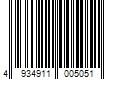 Barcode Image for UPC code 4934911005051