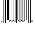 Barcode Image for UPC code 495000066666