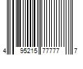 Barcode Image for UPC code 495215777777