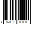 Barcode Image for UPC code 4970316000000